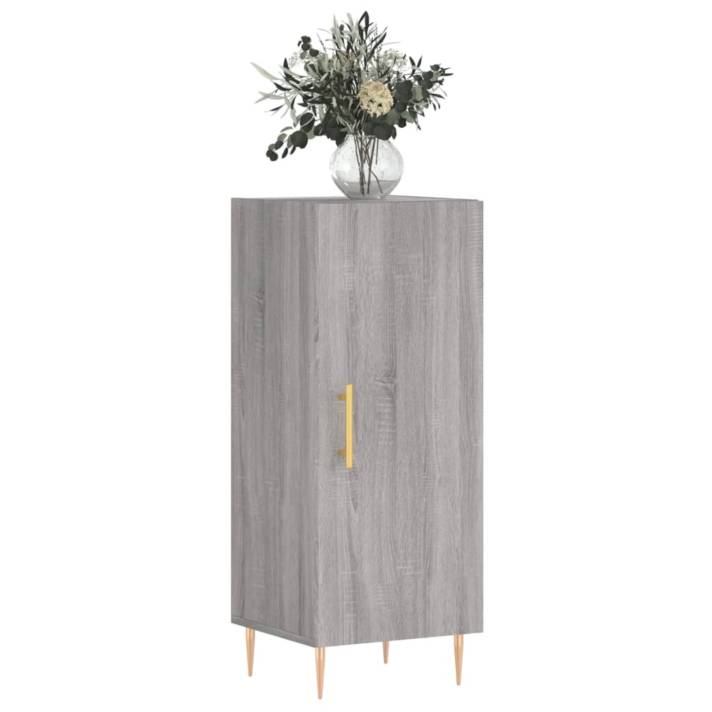 Sideboard Grau Sonoma 34,5x34x90 cm Holzwerkstoff