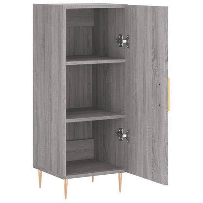 Sideboard Grau Sonoma 34,5x34x90 cm Holzwerkstoff