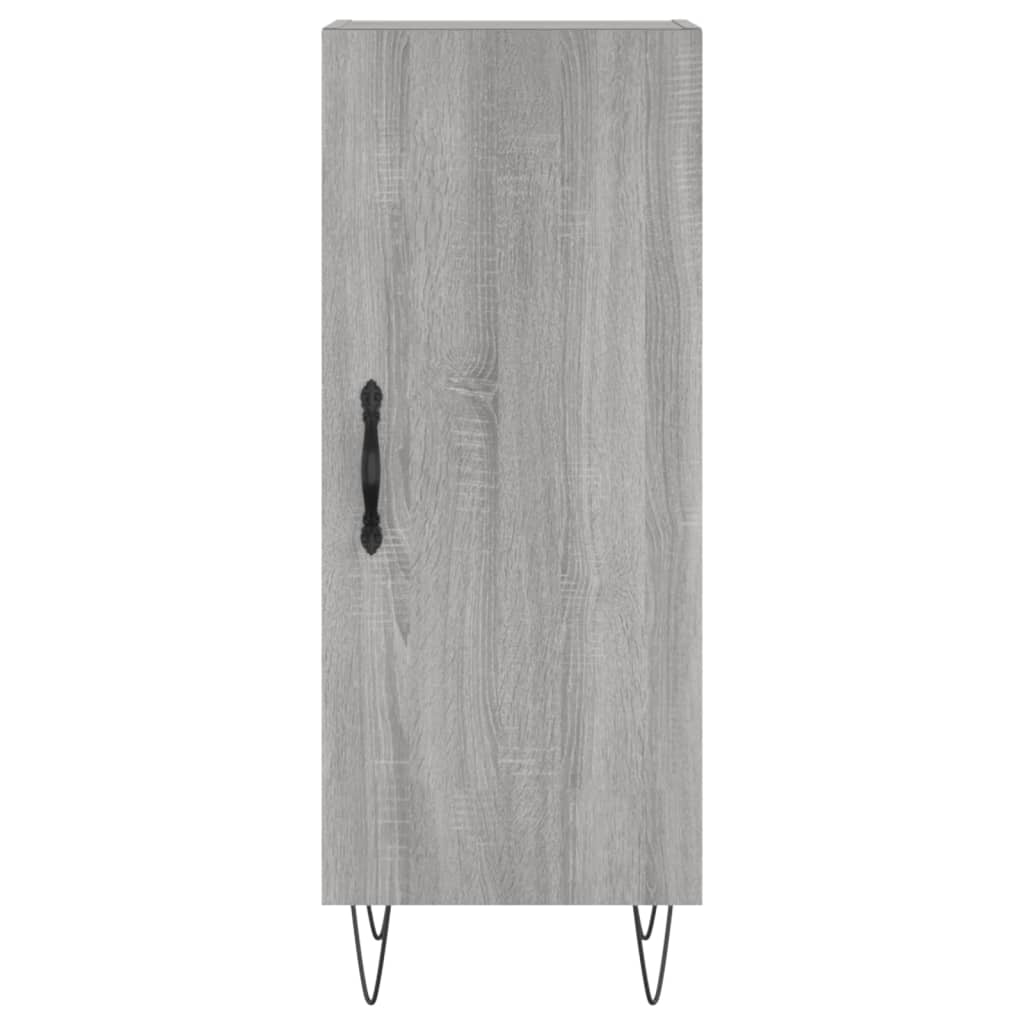 Sideboard Grau Sonoma 34,5x34x90 cm Holzwerkstoff