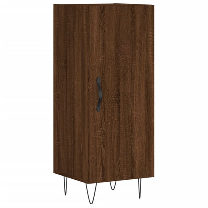 Skænk Brun Eg Look 34,5x34x90 cm Træmateriale