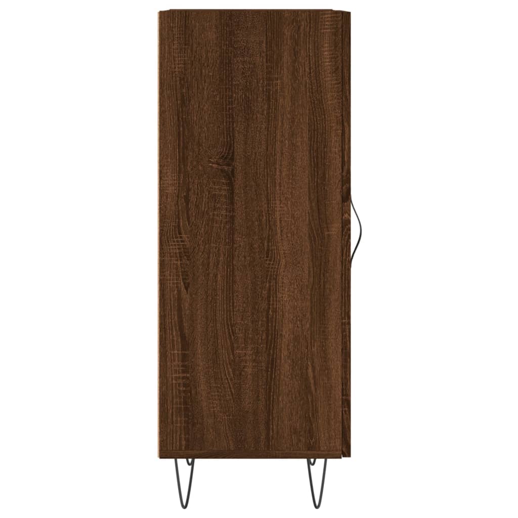Skænk Brun Eg Look 34,5x34x90 cm Træmateriale