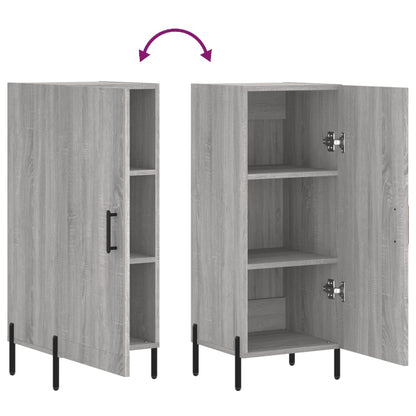 Sideboard Grau Sonoma 34,5x34x90 cm Holzwerkstoff