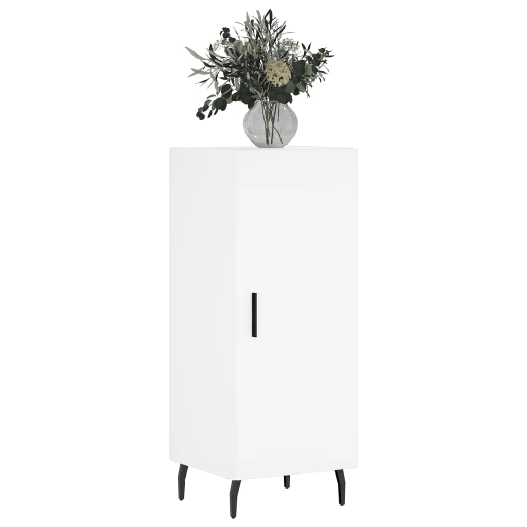 Skænk Hvid 34,5x34x90 cm Træ Materiale