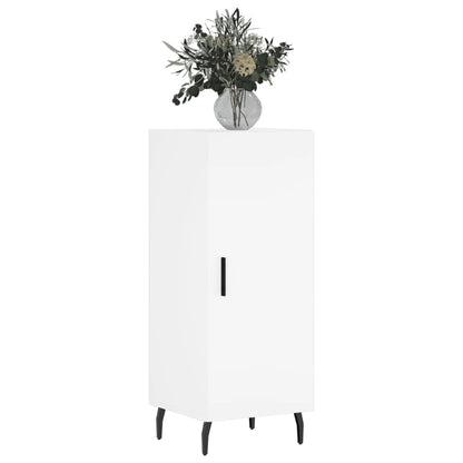 Skænk Hvid 34,5x34x90 cm Træ Materiale