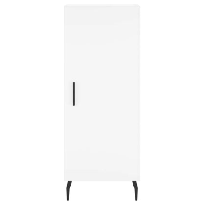 Skænk Hvid 34,5x34x90 cm Træ Materiale