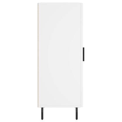 Skænk Hvid 34,5x34x90 cm Træ Materiale