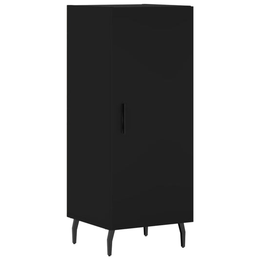 Skænk Sort 34,5x34x90 cm Træ Materiale