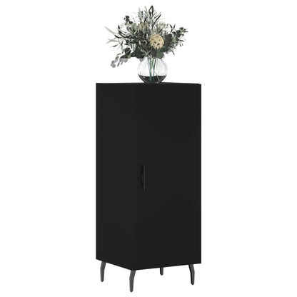 Skænk Sort 34,5x34x90 cm Træ Materiale