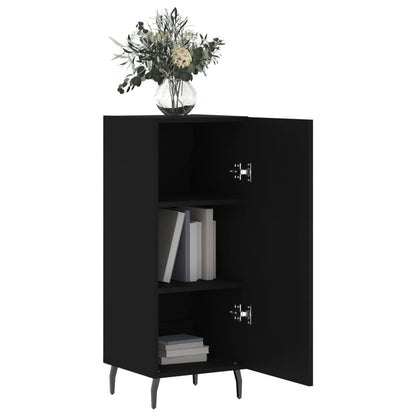 Skænk Sort 34,5x34x90 cm Træ Materiale