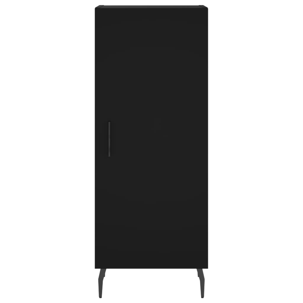 Skænk Sort 34,5x34x90 cm Træ Materiale