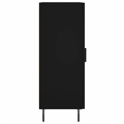 Skænk Sort 34,5x34x90 cm Træ Materiale