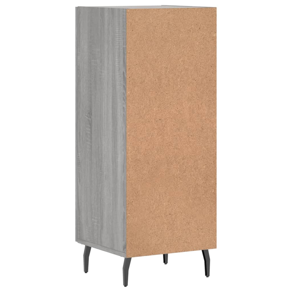 Sideboard Grau Sonoma 34,5x34x90 cm Holzwerkstoff