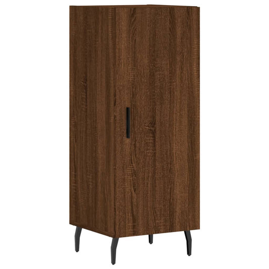 Sideboard Braun Eichen-Optik 34,5x34x90 cm Holzwerkstoff