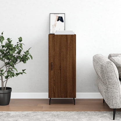 Sideboard Braun Eichen-Optik 34,5x34x90 cm Holzwerkstoff