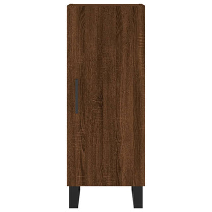 Sideboard Braun Eichen-Optik 34,5x34x90 cm Holzwerkstoff