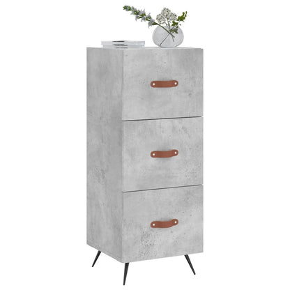 Sideboard Betongrau 34,5x34x90 cm Holzwerkstoff