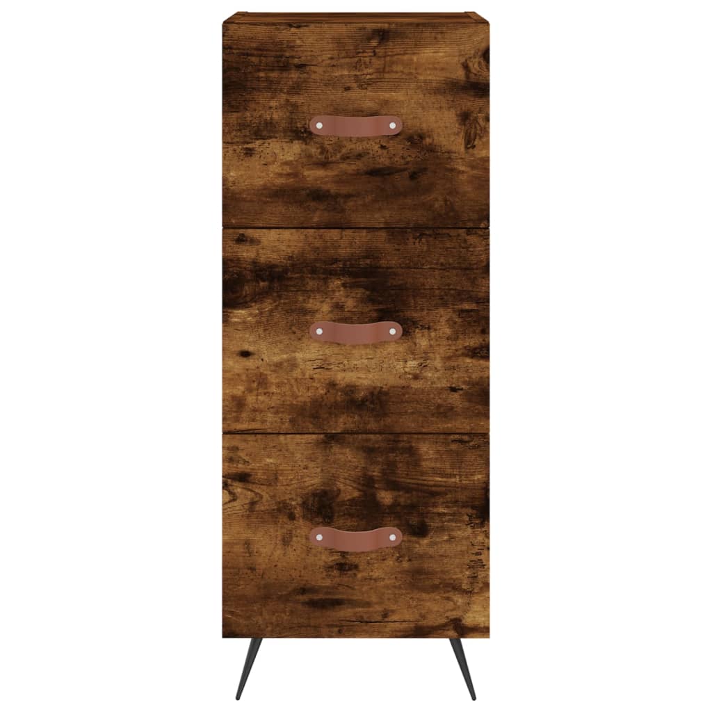 Sideboard Räuchereiche 34,5x34x90 cm Holzwerkstoff