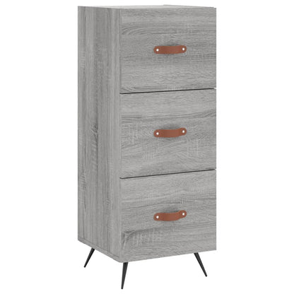 Skænk Grå Sonoma 34,5x34x90 cm Træmateriale