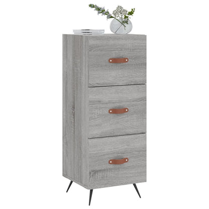 Skænk Grå Sonoma 34,5x34x90 cm Træmateriale