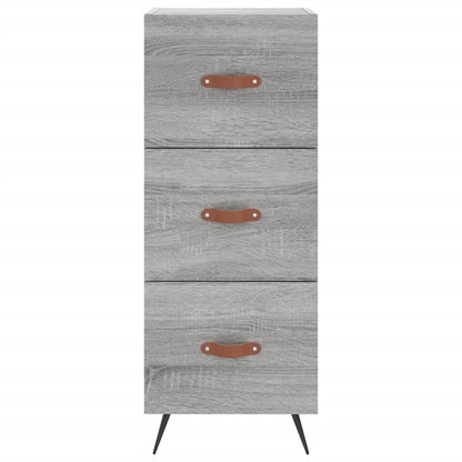 Skænk Grå Sonoma 34,5x34x90 cm Træmateriale