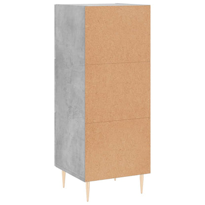 Sideboard Betongrau 34,5x34x90 cm Holzwerkstoff