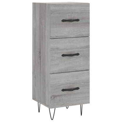 Skænk Grå Sonoma 34,5x34x90 cm Træmateriale