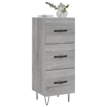 Skænk Grå Sonoma 34,5x34x90 cm Træmateriale