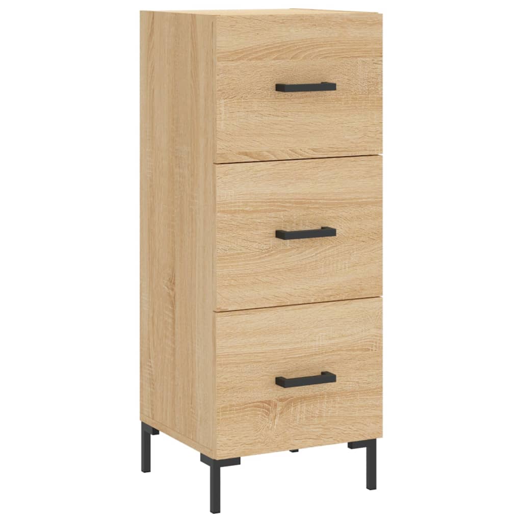 Sideboard Sonoma-Eiche 34,5x34x90 cm Holzwerkstoff