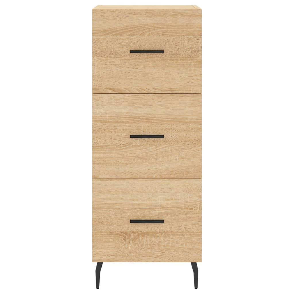 Sideboard Sonoma-Eiche 34,5x34x90 cm Holzwerkstoff