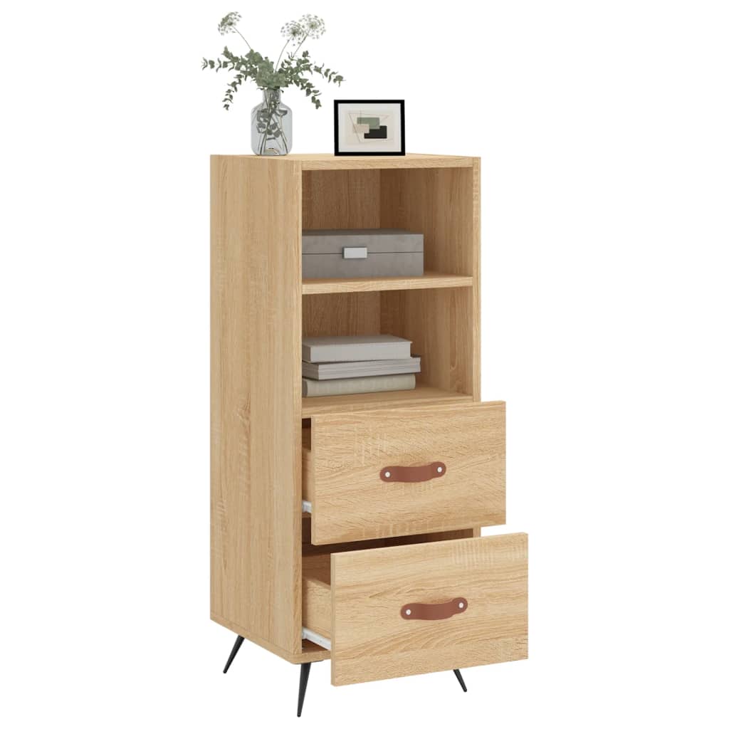 Sideboard Sonoma-Eiche 34,5x34x90 cm Holzwerkstoff