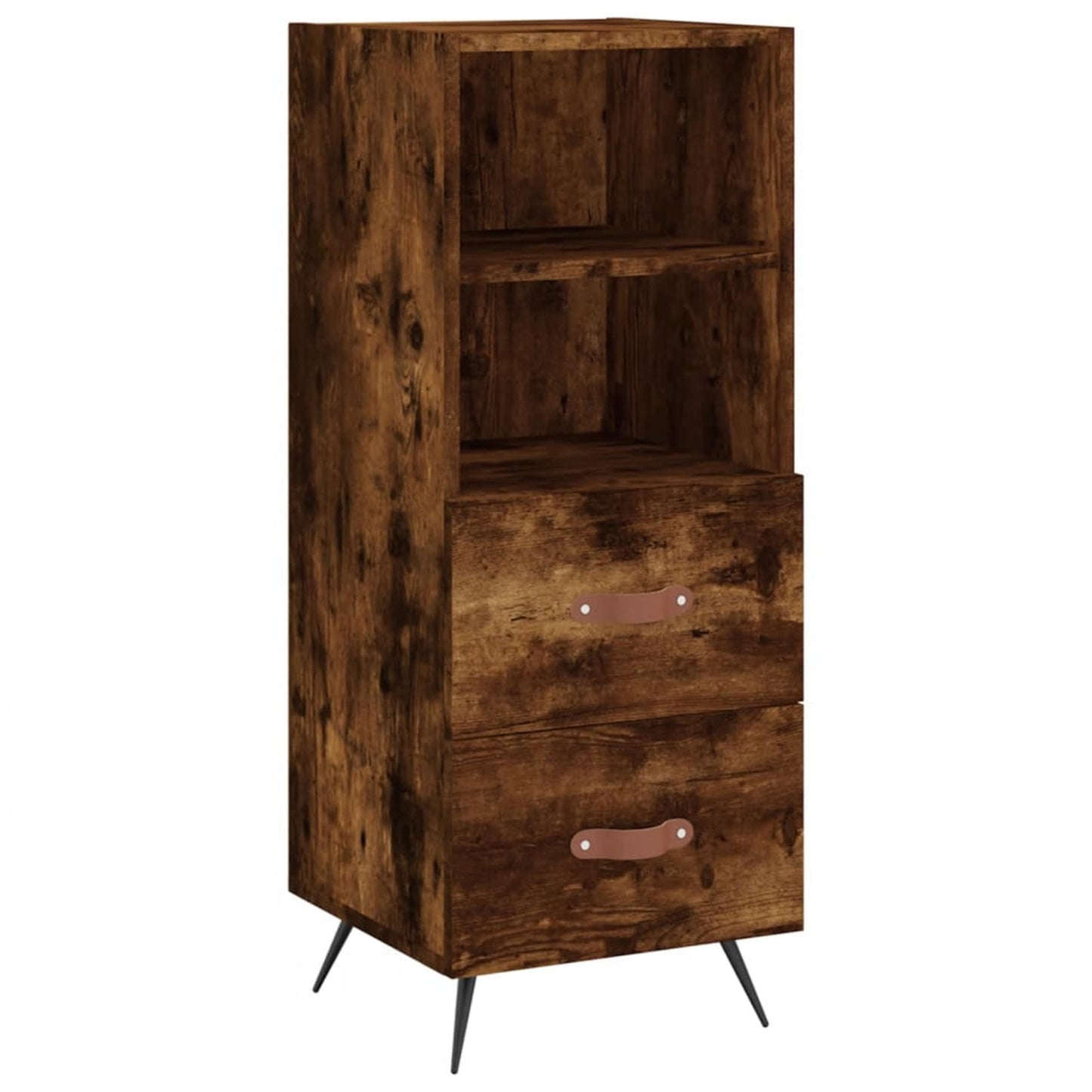 Skænk røget eg 34,5x34x90 cm træmateriale
