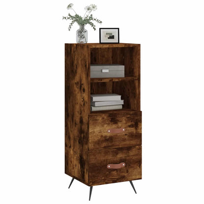 Skænk røget eg 34,5x34x90 cm træmateriale