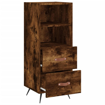 Skænk røget eg 34,5x34x90 cm træmateriale