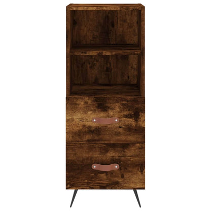 Skænk røget eg 34,5x34x90 cm træmateriale