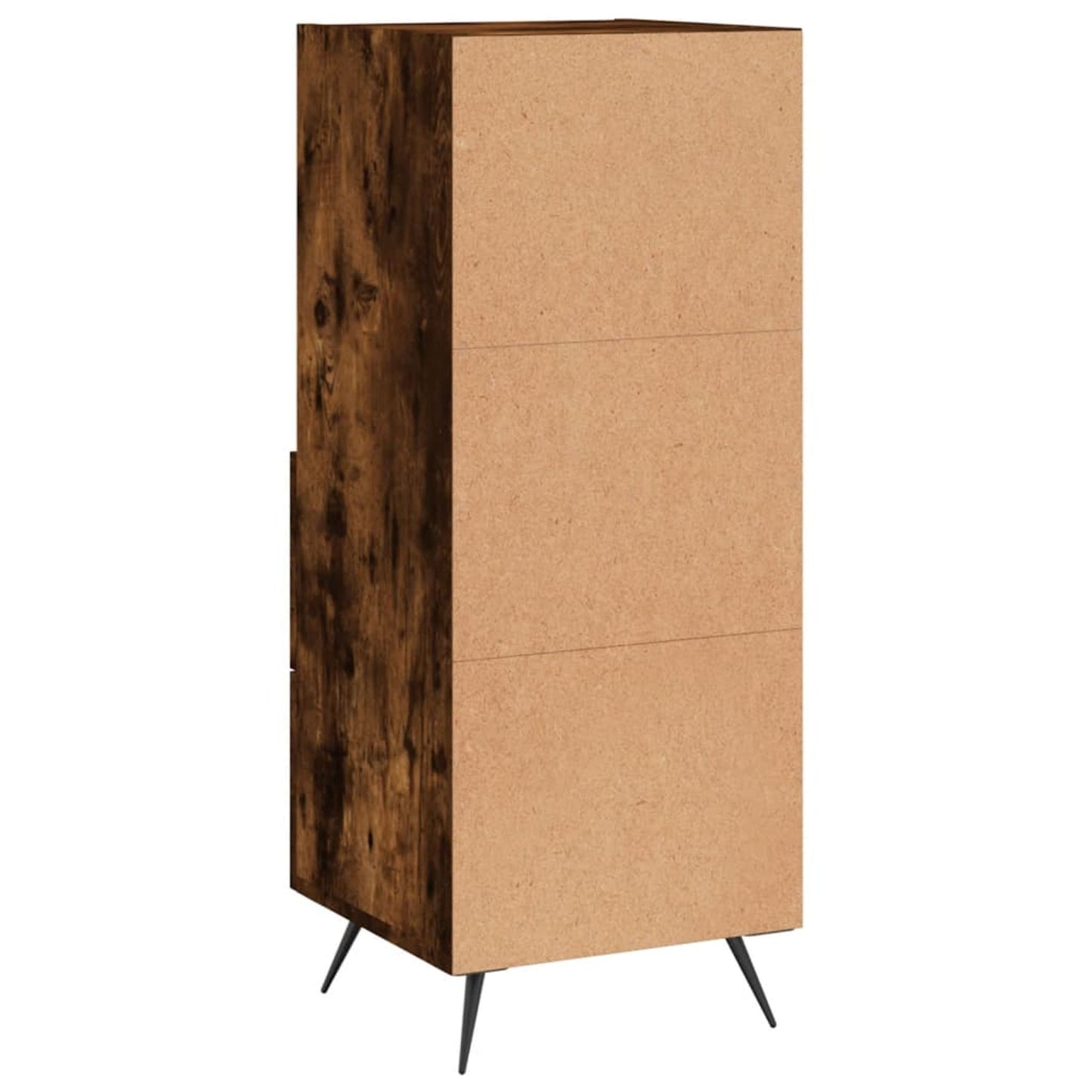 Skænk røget eg 34,5x34x90 cm træmateriale