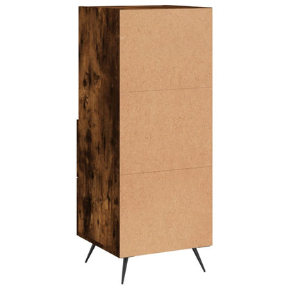 Skænk røget eg 34,5x34x90 cm træmateriale