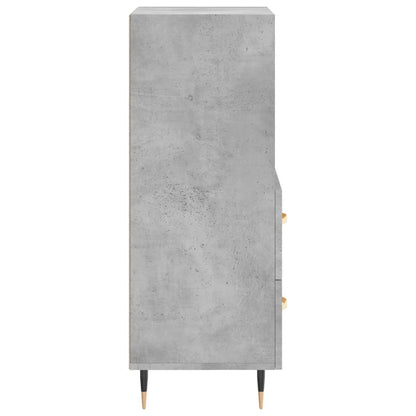 Sideboard Betongrau 34,5x34x90 cm Holzwerkstoff
