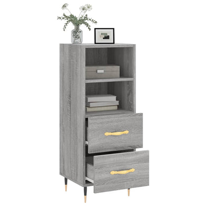 Sideboard Grau Sonoma 34,5x34x90 cm Holzwerkstoff