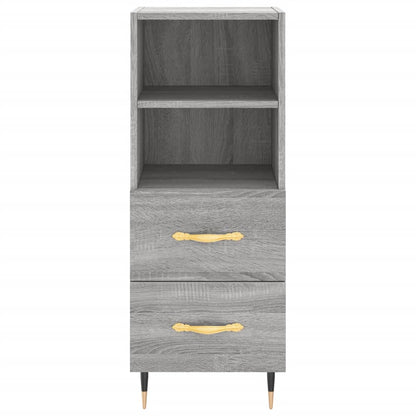 Sideboard Grau Sonoma 34,5x34x90 cm Holzwerkstoff