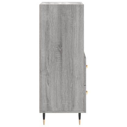 Sideboard Grau Sonoma 34,5x34x90 cm Holzwerkstoff