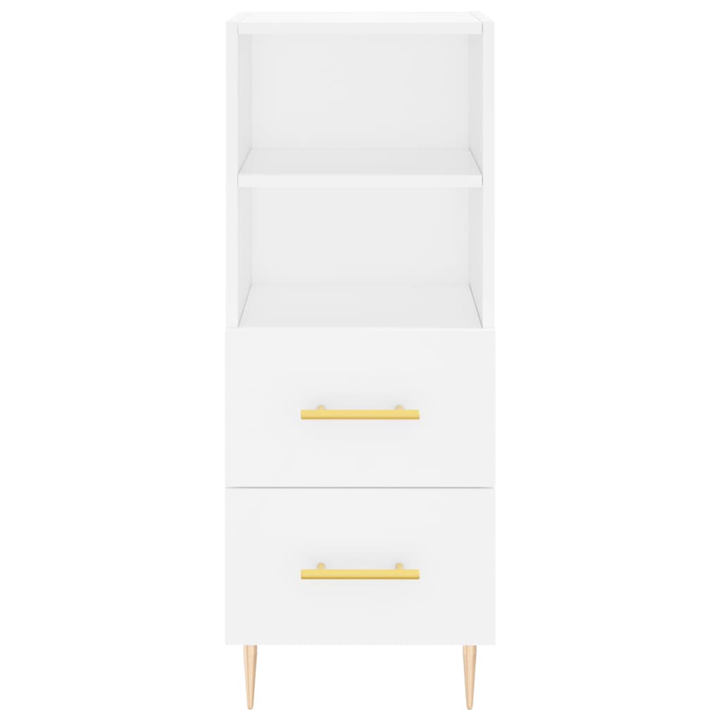 Sideboard Weiß 34,5x34x90 cm Holzwerkstoff
