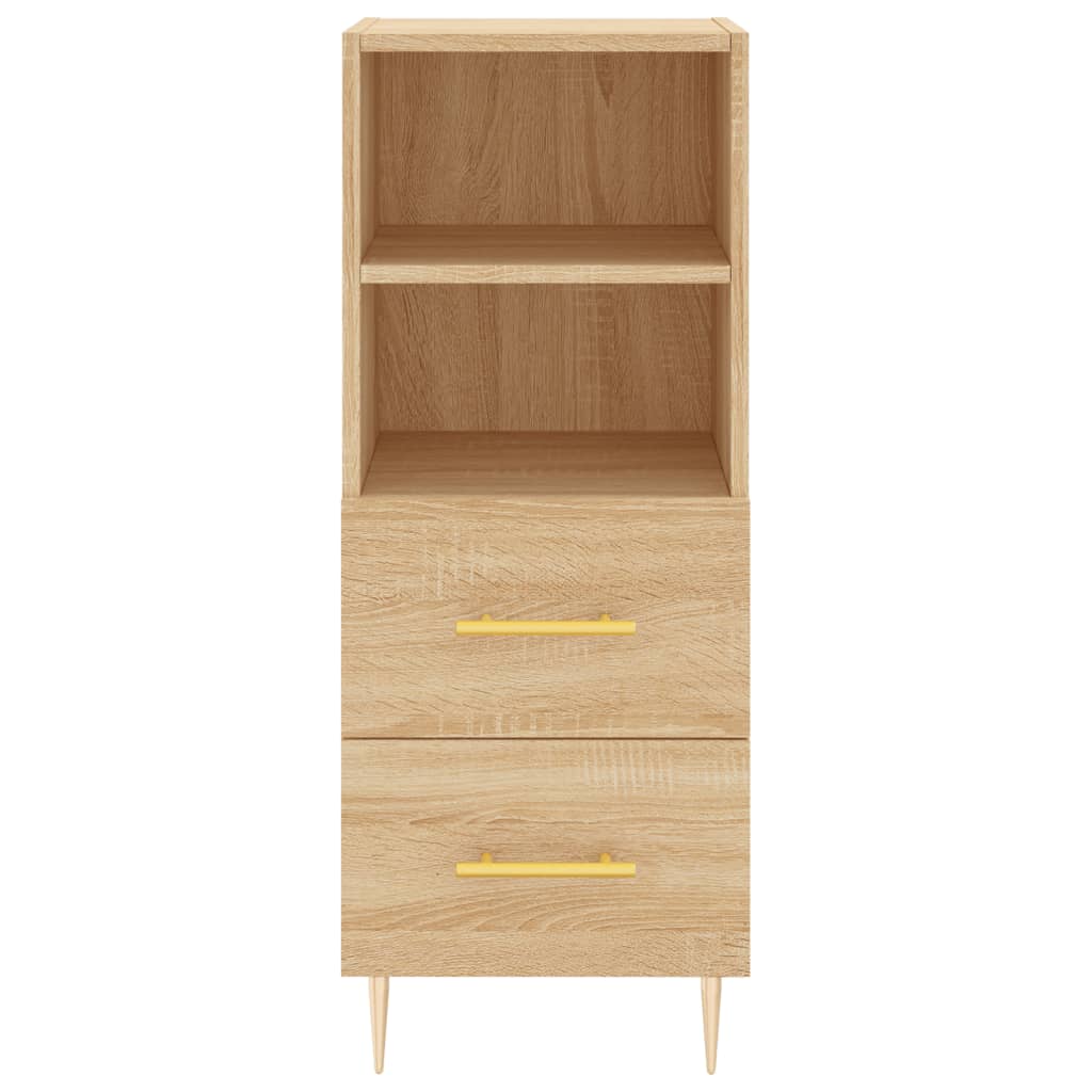 Sideboard Sonoma-Eiche 34,5x34x90 cm Holzwerkstoff