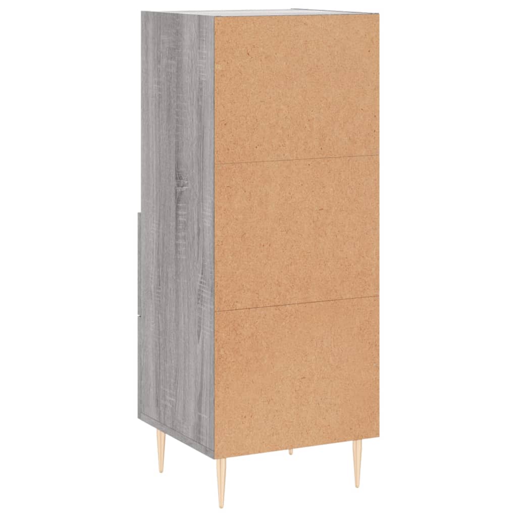 Sideboard Grau Sonoma 34,5x34x90 cm Holzwerkstoff