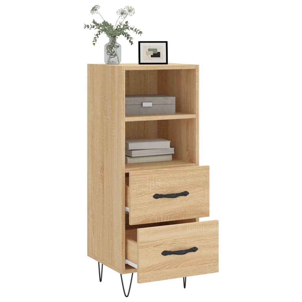 Sideboard Sonoma-Eiche 34,5x34x90 cm Holzwerkstoff
