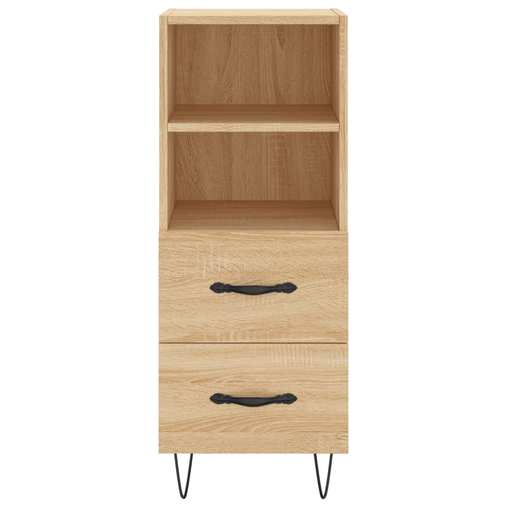 Sideboard Sonoma-Eiche 34,5x34x90 cm Holzwerkstoff