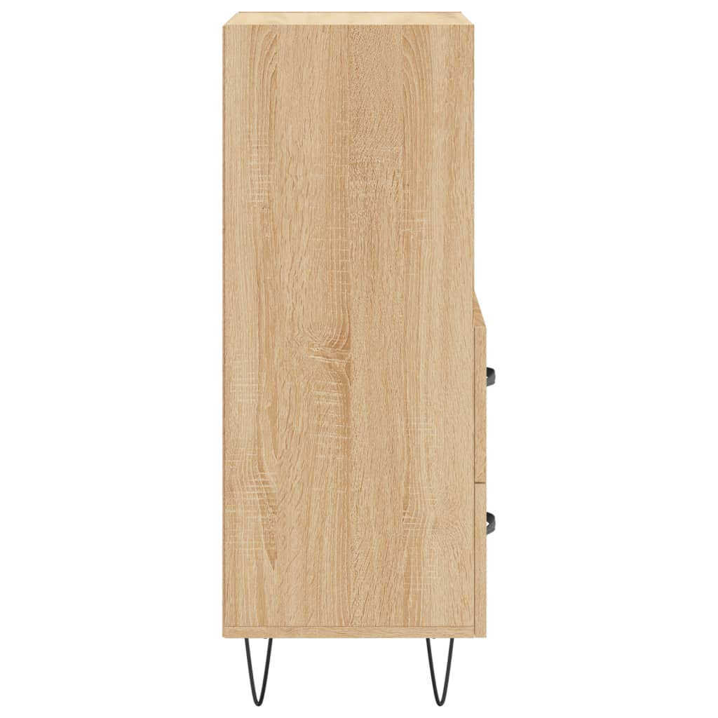 Sideboard Sonoma-Eiche 34,5x34x90 cm Holzwerkstoff