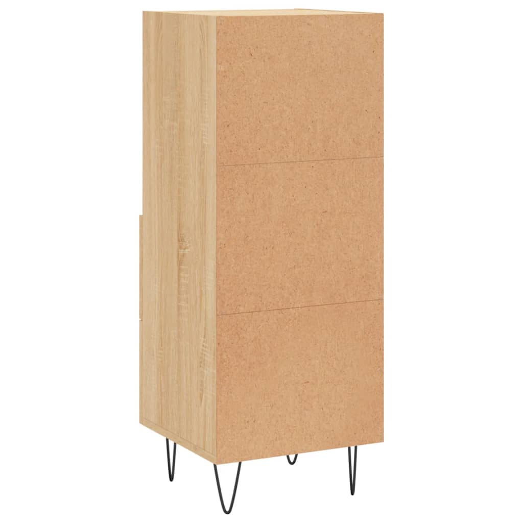 Sideboard Sonoma-Eiche 34,5x34x90 cm Holzwerkstoff