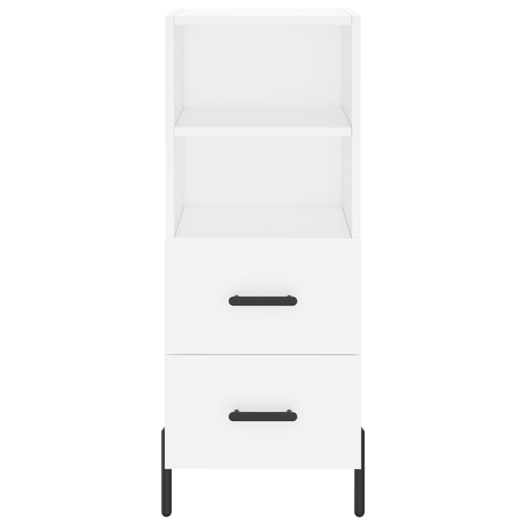 Sideboard Weiß 34,5x34x90 cm Holzwerkstoff