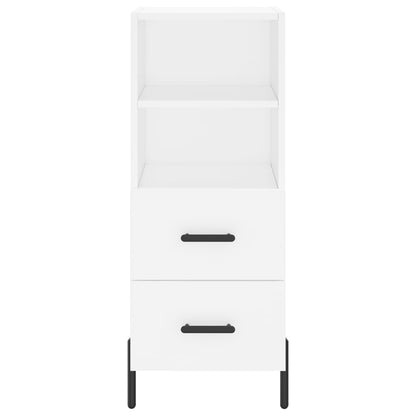 Sideboard Weiß 34,5x34x90 cm Holzwerkstoff