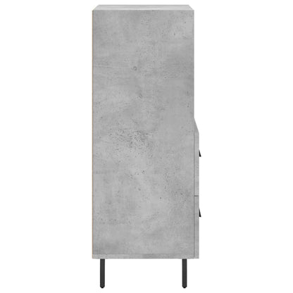 Sideboard Betongrau 34,5x34x90 cm Holzwerkstoff
